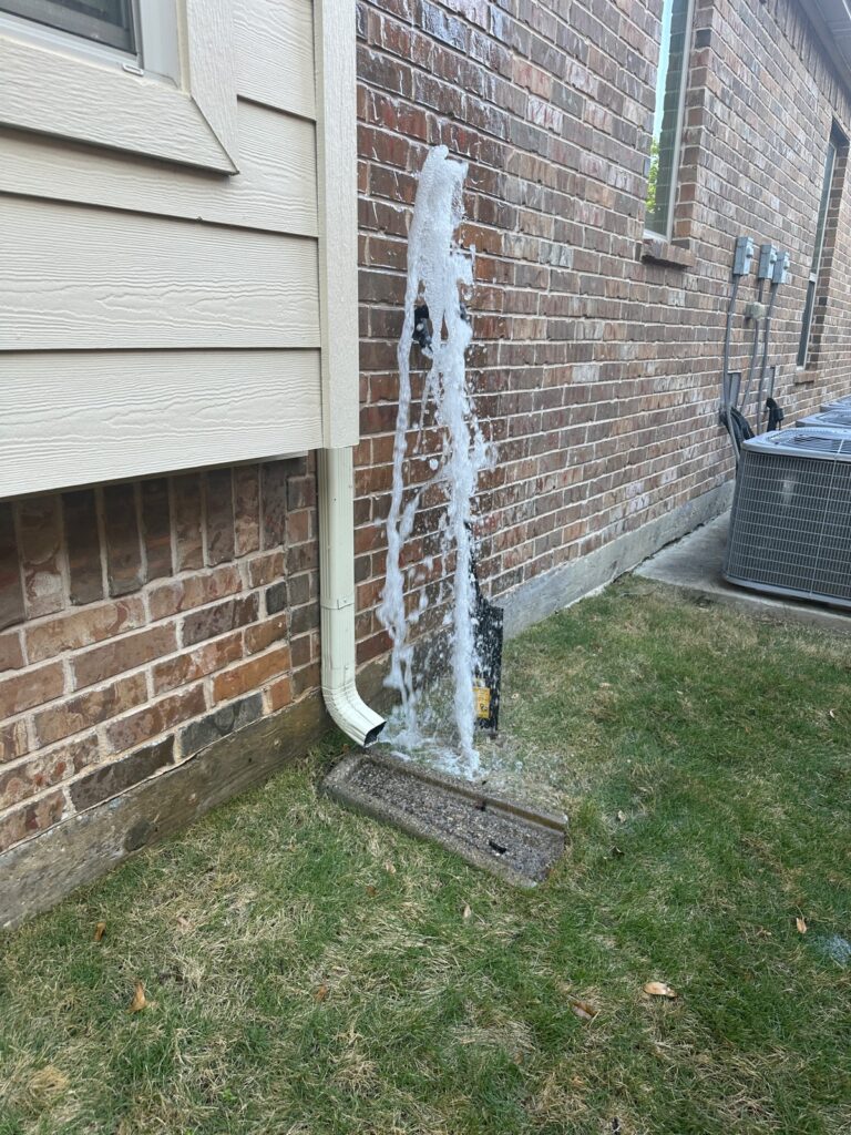 Plano French Drain Installation