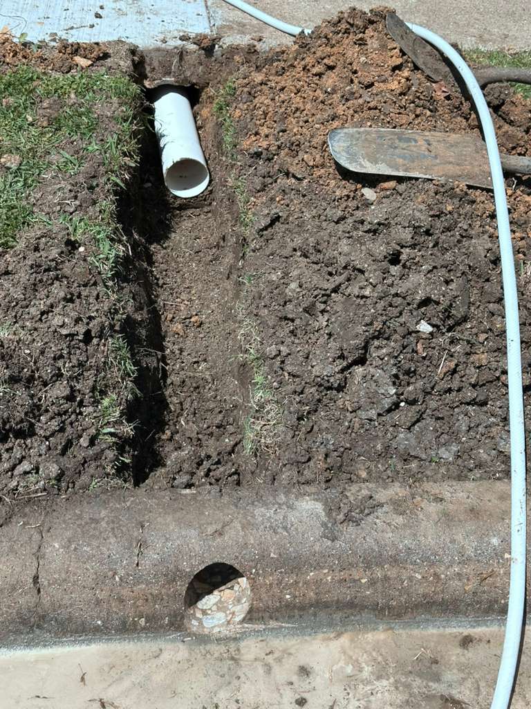 French Drain in McKinney TX