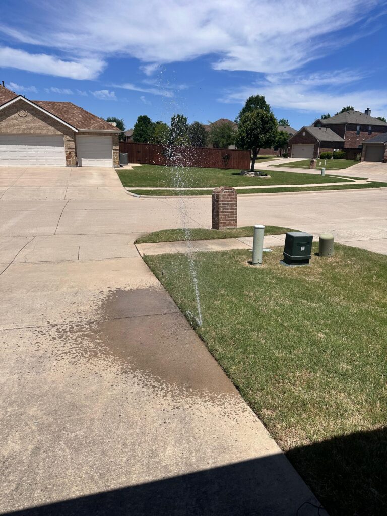 Leaking Sprinkler Heads In Celina TX