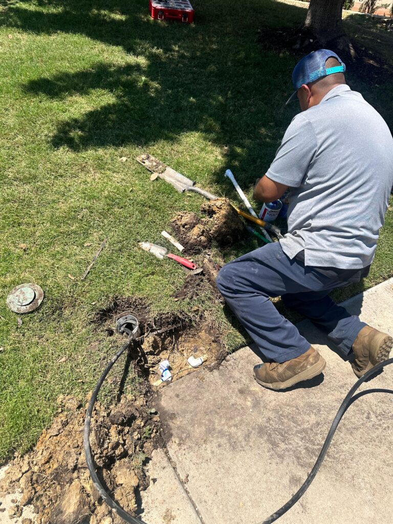 Leaking Sprinkler Heads in Melissa TX