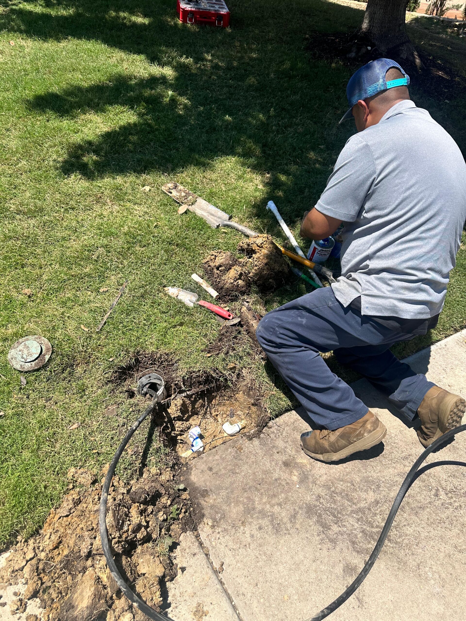 Leaking Sprinkler Heads in Melissa TX