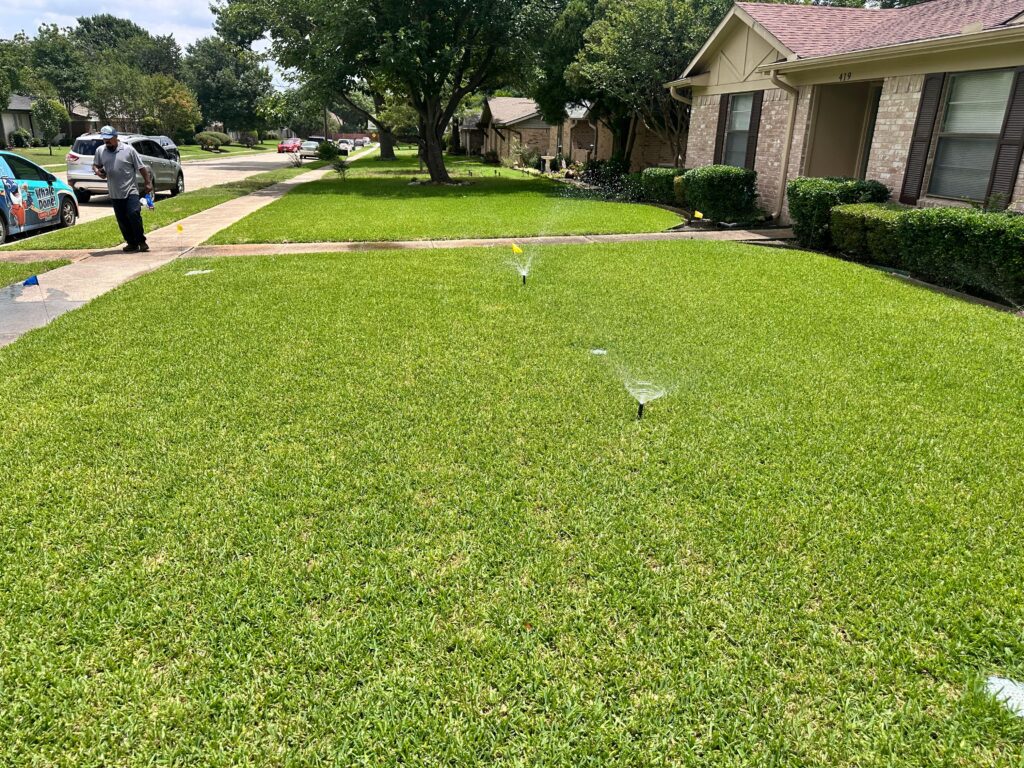 Sprinkler Leak In Fairview TX