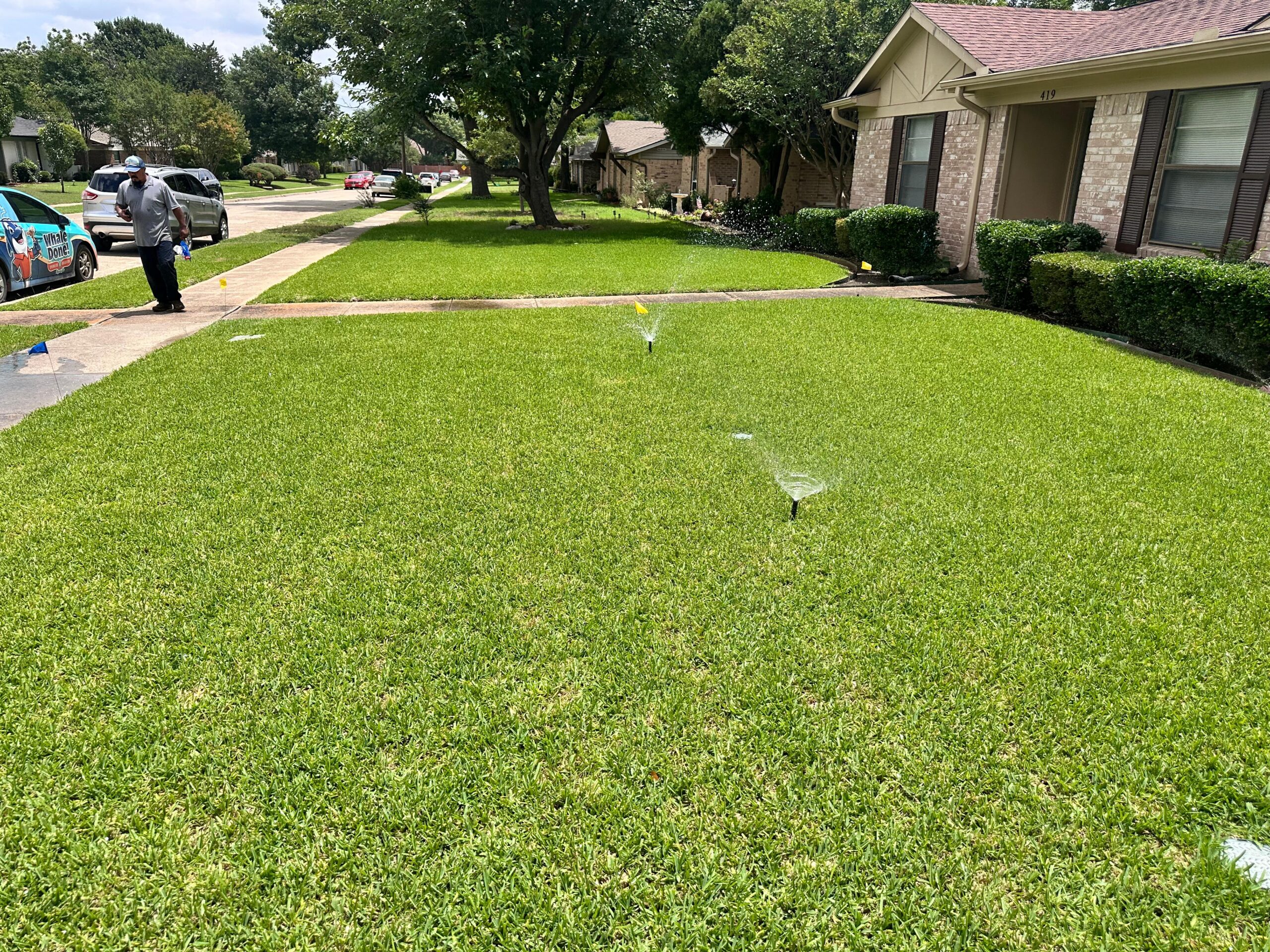 Sprinkler Leak In Fairview TX