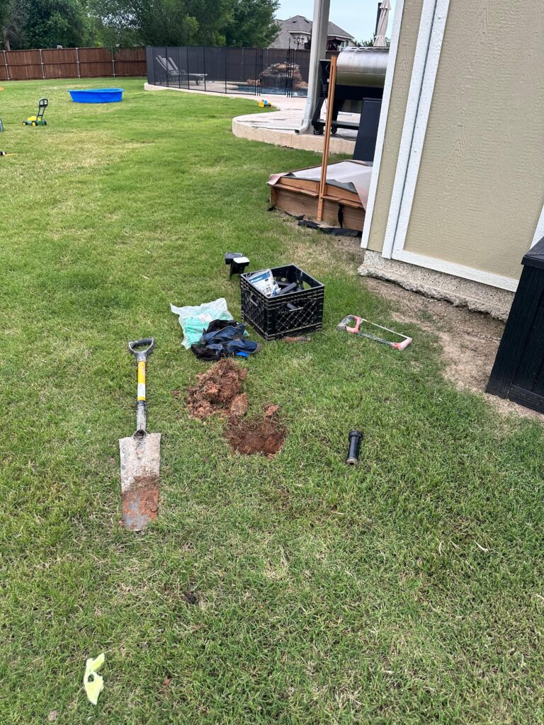 Sprinkler Pipe Leaks in McKinney TX