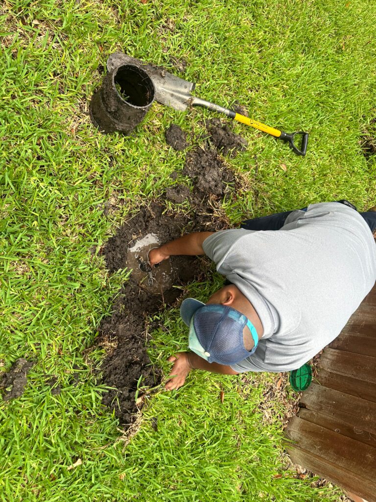 Underground Sprinkler Leak In Melissa TX