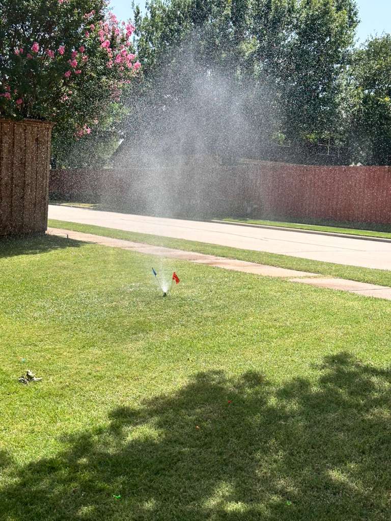 Sprinkler Head Leaking in Anna TX