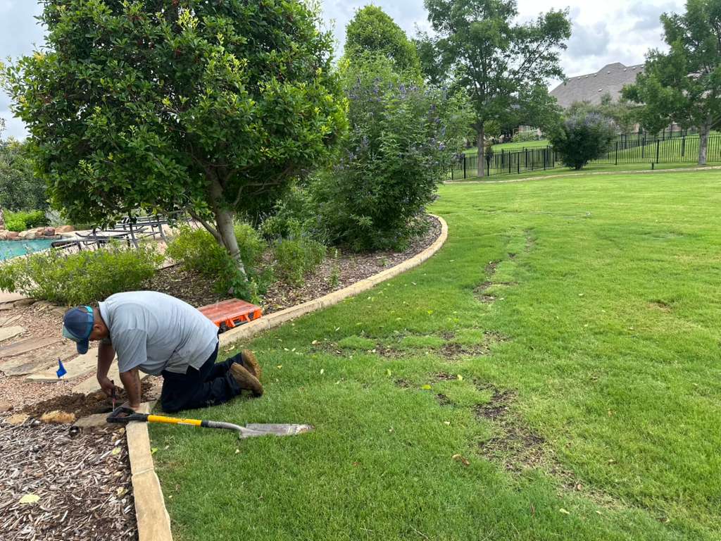 Underground Irrigation Leak in Parker TX