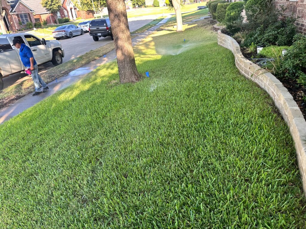 Water Bubbling in The Colony TX