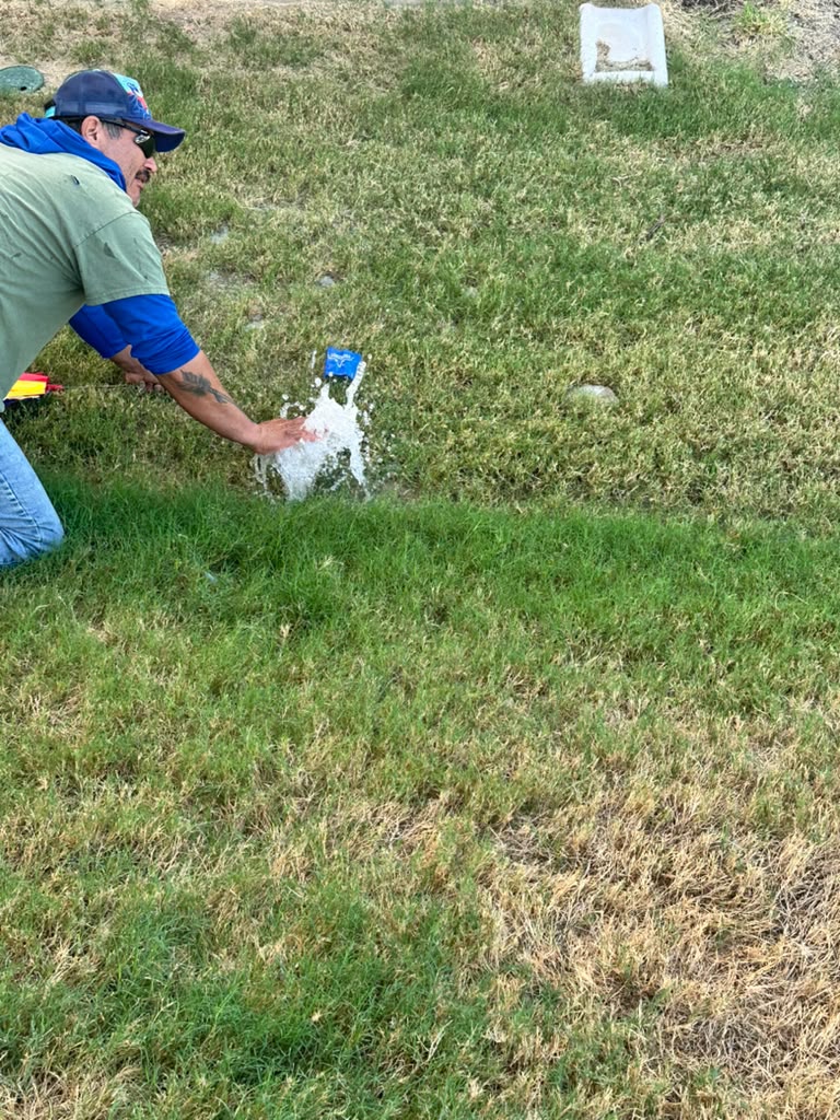 Hidden Sprinkler Leak in Anna TX