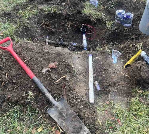 sprinkler repair in Fairview